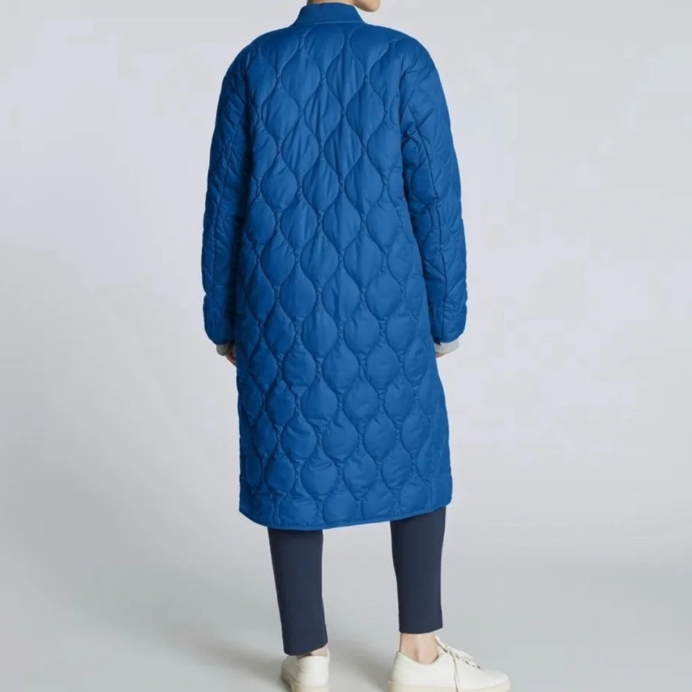 Everlane Blue Puffer Jacket Lightweight Insulated Design - Picture 2 of 8